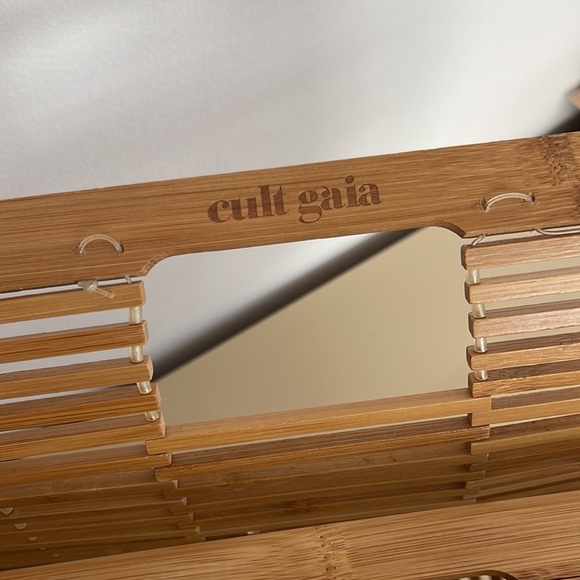 Cult Gaia Bamboo Ark Bag in Natural Brown - Picture 3 of 11